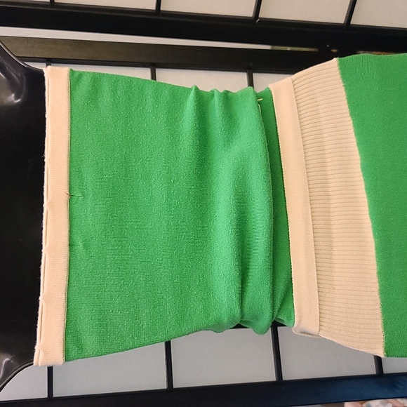 SPLIT Green Knit Sweater Dress sz Small - Picture 5 of 7